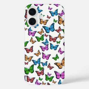 vlinder Papillon oude illustratie iPhone 16 Hoesje