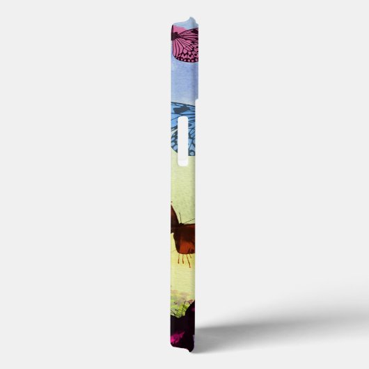 vlinder Papillon oude illustratie Case-Mate iPhone Case (Achterkant / Rechts)