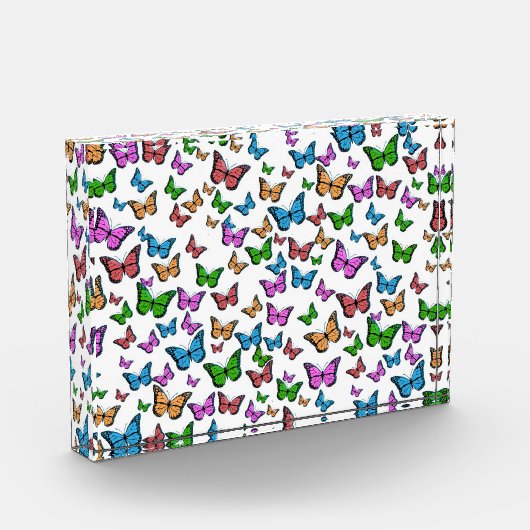  vlinder Papillon oude illustratie Fotoblokken (Links)