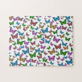  vlinder Papillon oude illustratie Legpuzzel (Horizontaal)