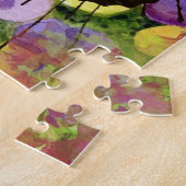  vlinder Papillon oude illustratie Legpuzzel (Zijkant)