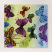 vlinder Papillon oude illustratie Legpuzzel (Horizontaal)