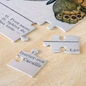 vlinder Papillon oude illustratie Legpuzzel (Zijkant)