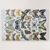 vlinder Papillon oude illustratie Legpuzzel (Horizontaal)