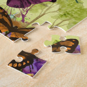 vlinder Papillon oude illustratie Legpuzzel (Zijkant)