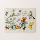 vlinder Papillon oude illustratie Legpuzzel (Horizontaal)