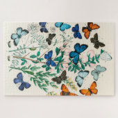  vlinder Papillon oude illustratie Legpuzzel (Horizontaal)