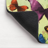  vlinder Papillon oude illustratie Muismat (Hoek)