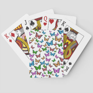 vlinder Papillon oude illustratie Pokerkaarten