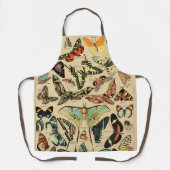  vlinder Papillon oude illustratie Schort (Voorkant)