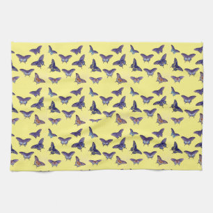  vlinder Papillon oude illustratie Theedoek