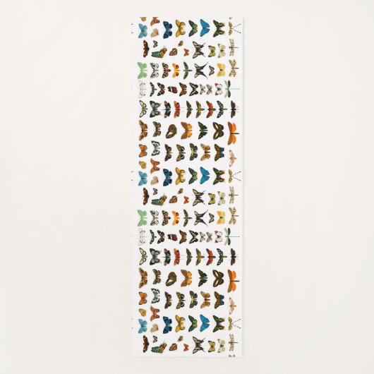  vlinder Papillon oude illustratie Yogamat (Voorkant)