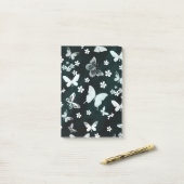 Vlinder Patroon 14 Post-it® Notes (Op bureau)