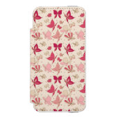 vlinder patroon 3 incipio iPhone portemonnee hoesje (Voorkant Agenda)