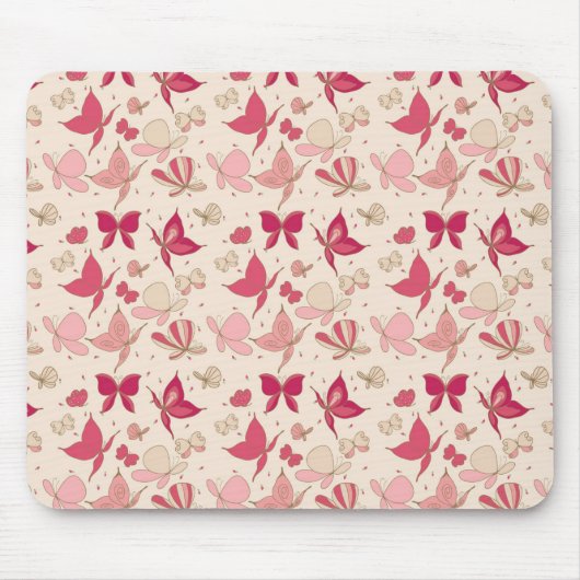 vlinder patroon muismat (Voorkant)