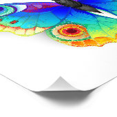 Vlinder Pauwen Oog Foto Afdruk (Hoek)