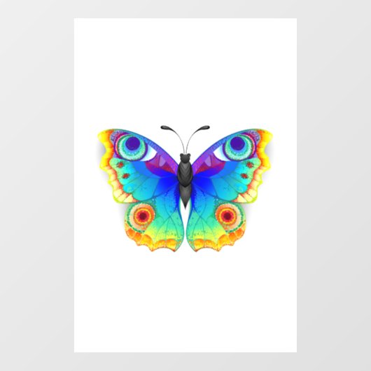 Vlinder Pauwen Oog Raamsticker (Vel)