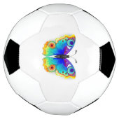 Vlinder Pauwen Oog Voetbal (Gedraaid)