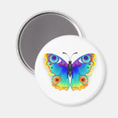 Vlinder Pauwenoog Magneet (Voorkant / Achterkant)