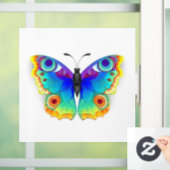 Vlinder Pauwenoog Raamsticker (Huis)