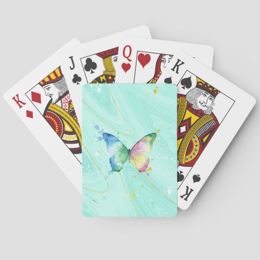 Vlinder Pokerkaarten (Achterkant)