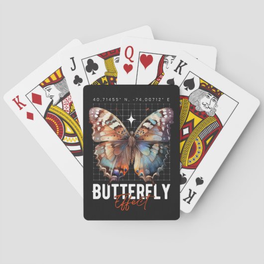 vlinder pokerkaarten (Achterkant)