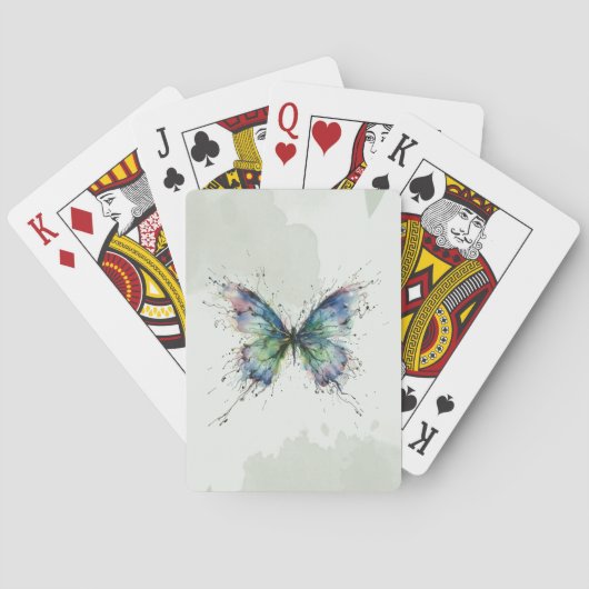 Vlinder Pokerkaarten (Achterkant)