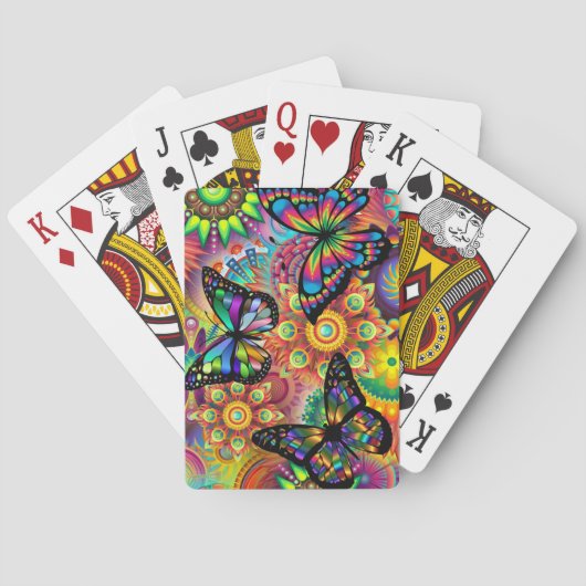 Vlinder Pokerkaarten (Achterkant)