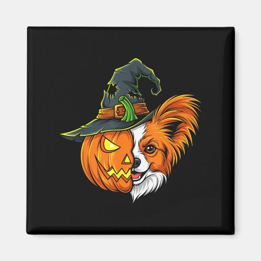 Vlinder Pompoen Jack O Lantern Halloween Kinderen Magneet (Voorkant)
