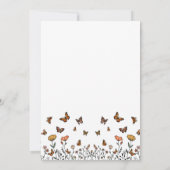 Vlinder, Poppy, Bunny & Paasvakantie Kaart (Achterkant)