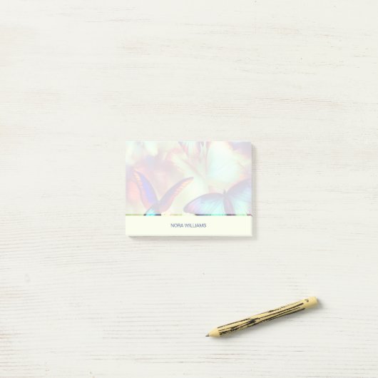 Vlinder Post-It Notities Post-it® Notes (Op bureau)