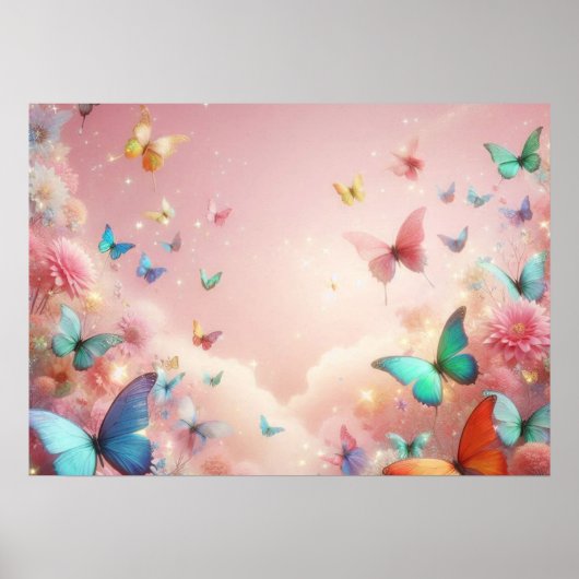 vlinder poster (Voorkant)