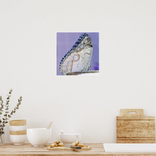 vlinder poster (Keuken)