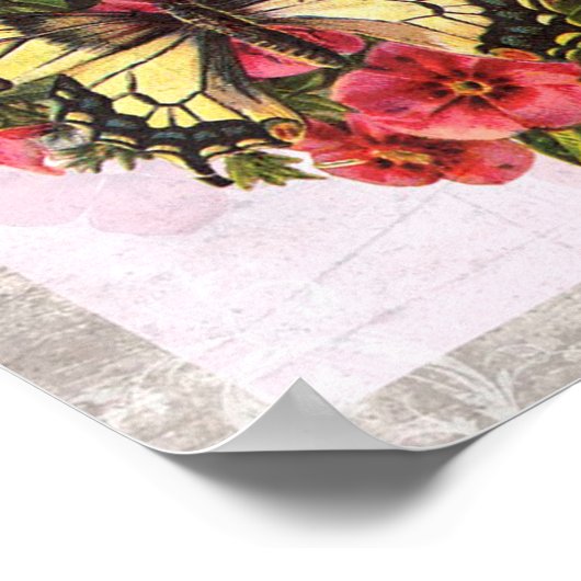  vlinder poster (Hoek)