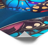 vlinder poster (Hoek)