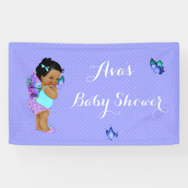 Vlinder Prinses Baby Meisje Paars Lavendel Spandoek