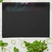 Vlinder Prinses Keukenhanddoek (Gevouwen)