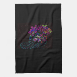 Vlinder Prinses Keukenhanddoek