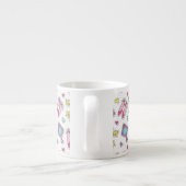 vlinder prinses patroon espresso kop (Achterkant)
