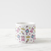 vlinder prinses patroon espresso kop (Voorkant)