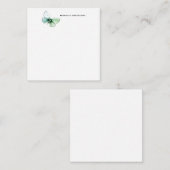 Vlinder Professioneel Minimalistisch Gewoon Modern Notitiekaartje (Voorkant / Achterkant)