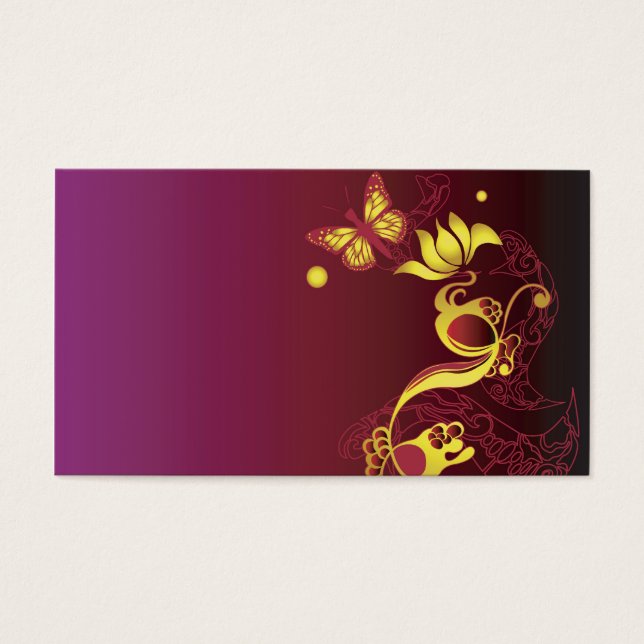 Vlinder profiel kaart (Voorkant)