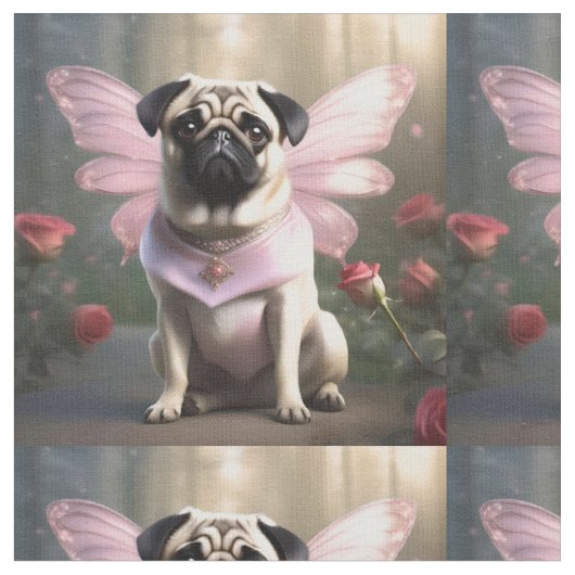 Vlinder Pug, Stof (Close Up)