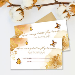 Vlinder raad hoeveel vlinder kussen informatiekaartje