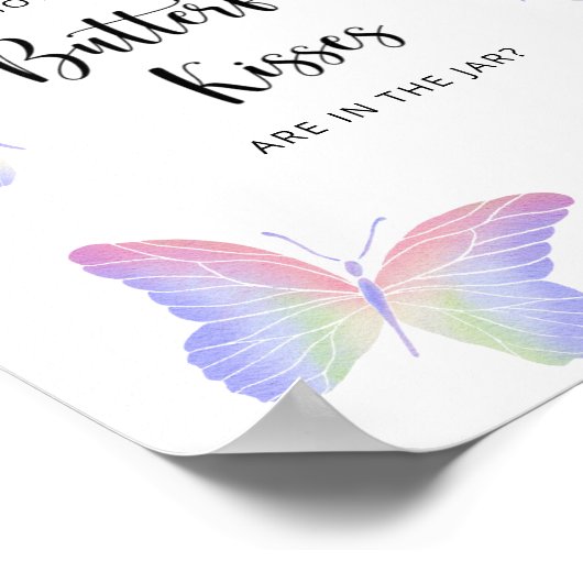 Vlinder raden hoeveel vlinder kussen poster (Hoek)