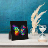 Vlinder regenboog bloem fotoplaat (Insitu)