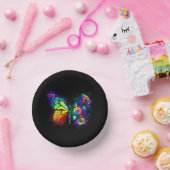 Vlinder regenboog bloem papieren kommen (Feest)