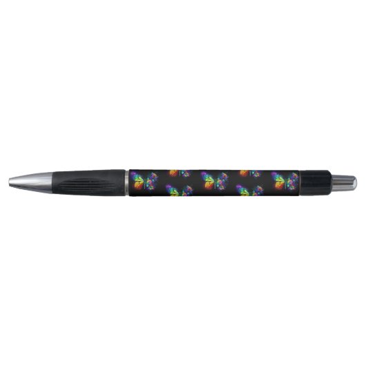 Vlinder regenboog bloem pen (Voorkant)