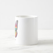 Vlinder Regenboog Monogram  Koffiemok (Center)