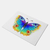 Vlinder Regenboog Pauwenoog Deurmat (Schuin)